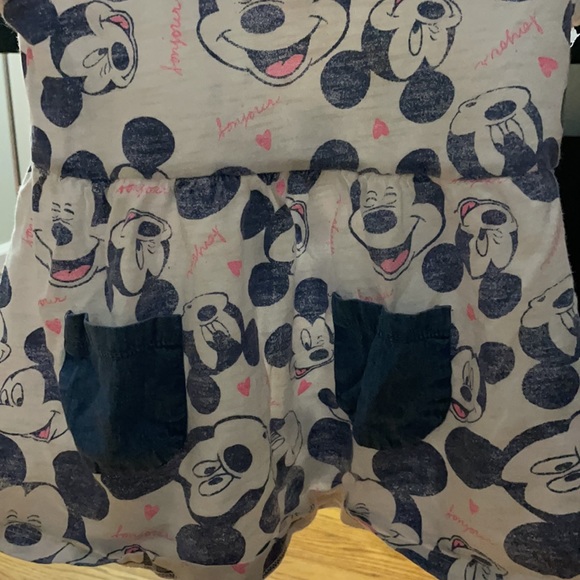ZARA | Mickey Mouse Cotton Dress - Picture 3 of 4